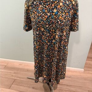 Bcbggeneration tee shirt swing floral pattern shirt black multi color